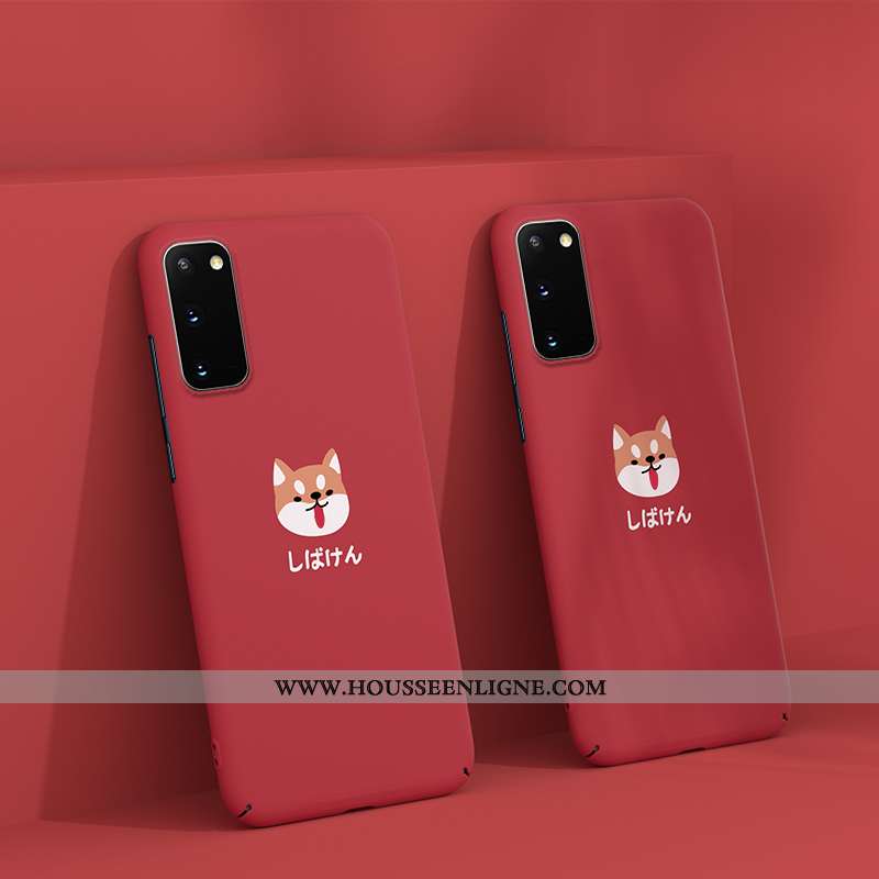 Étui Samsung Galaxy S20 Délavé En Daim Dessin Animé Tendance Luxe Ultra Tout Compris Légère Verte