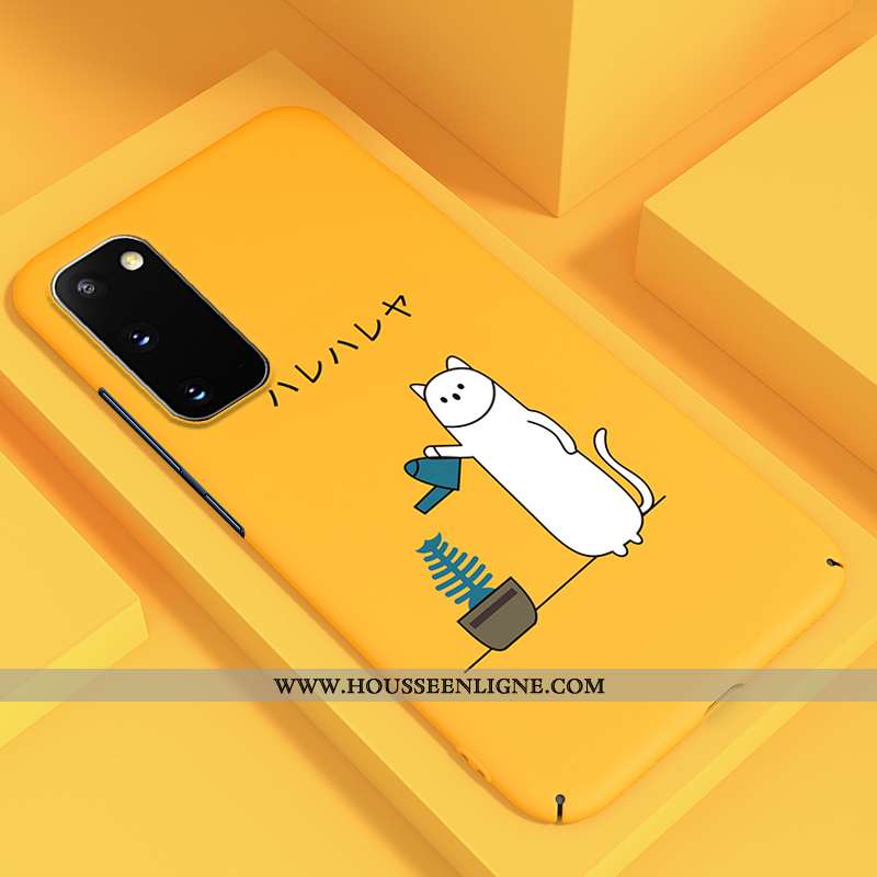 Étui Samsung Galaxy S20 Délavé En Daim Dessin Animé Tendance Luxe Ultra Tout Compris Légère Verte