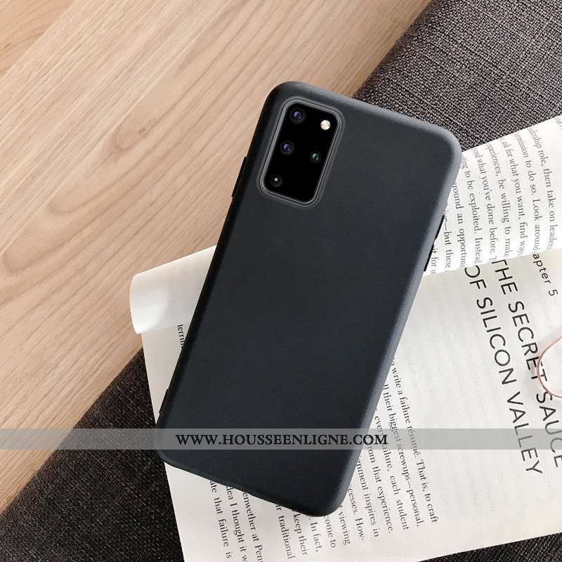 Étui Samsung Galaxy S20+ Légère Fluide Doux Tout Compris Incassable Jaune Couleur Unie