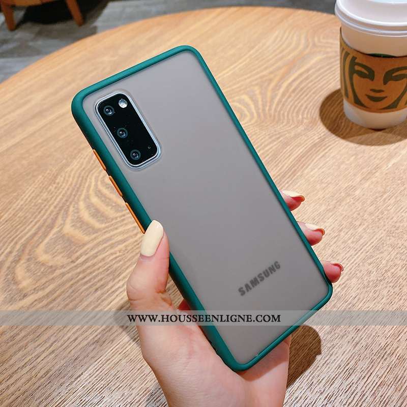 Étui Samsung Galaxy S20 Silicone Mode Étoile Personnalité Délavé En Daim Créatif Nouveau Rouge