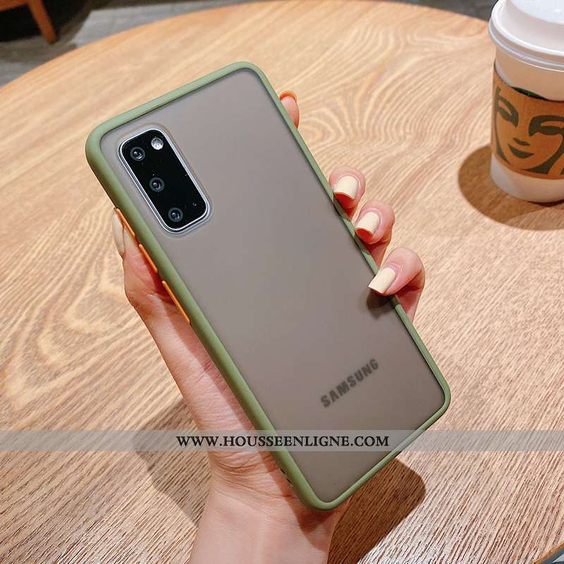 Étui Samsung Galaxy S20 Silicone Mode Étoile Personnalité Délavé En Daim Créatif Nouveau Rouge