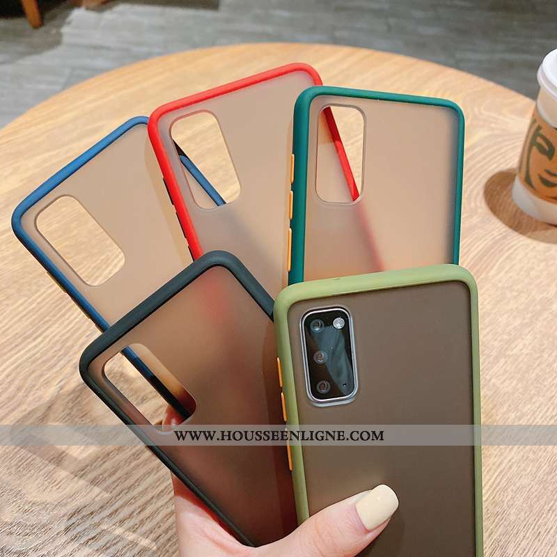 Étui Samsung Galaxy S20 Silicone Mode Étoile Personnalité Délavé En Daim Créatif Nouveau Rouge