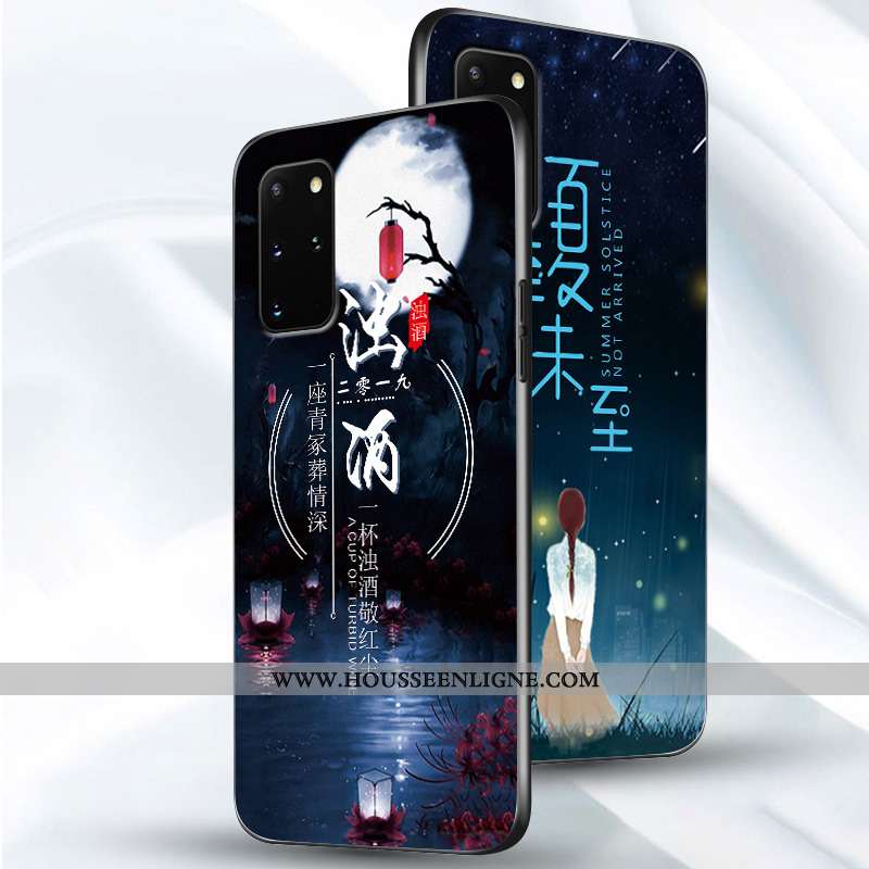 Étui Samsung Galaxy S20+ Silicone Protection Délavé En Daim Tout Compris Fluide Doux Incassable Étoi