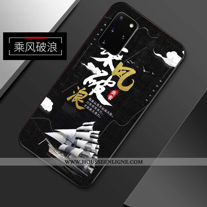 Étui Samsung Galaxy S20+ Silicone Protection Délavé En Daim Tout Compris Fluide Doux Incassable Étoi