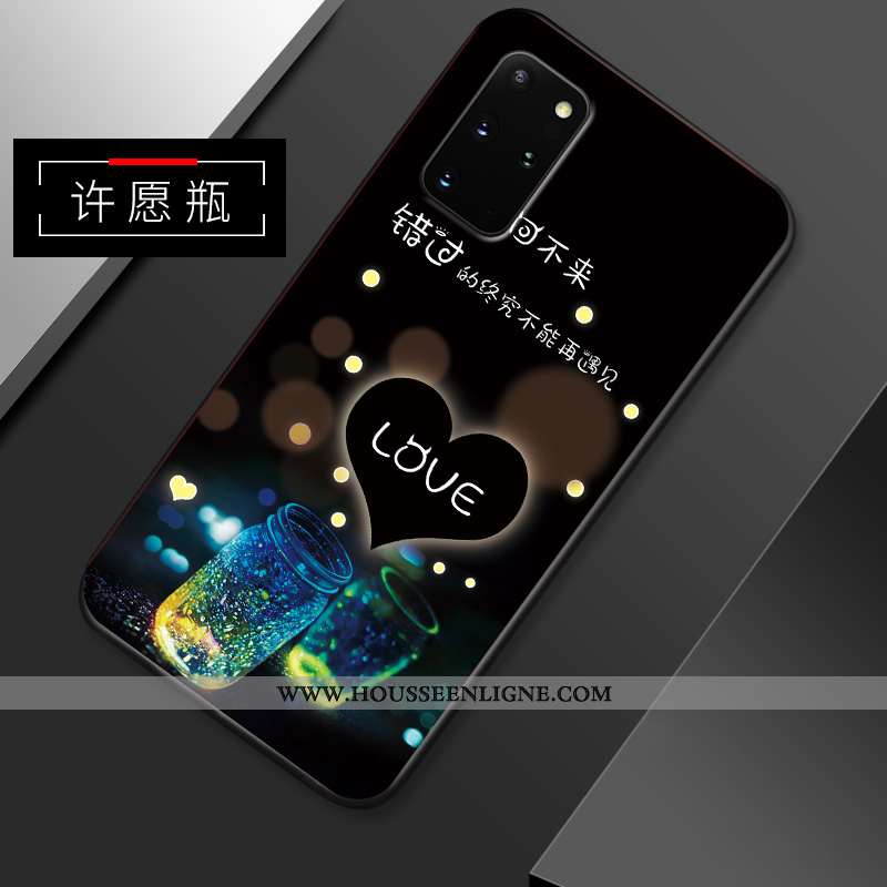 Étui Samsung Galaxy S20+ Silicone Protection Délavé En Daim Tout Compris Fluide Doux Incassable Étoi