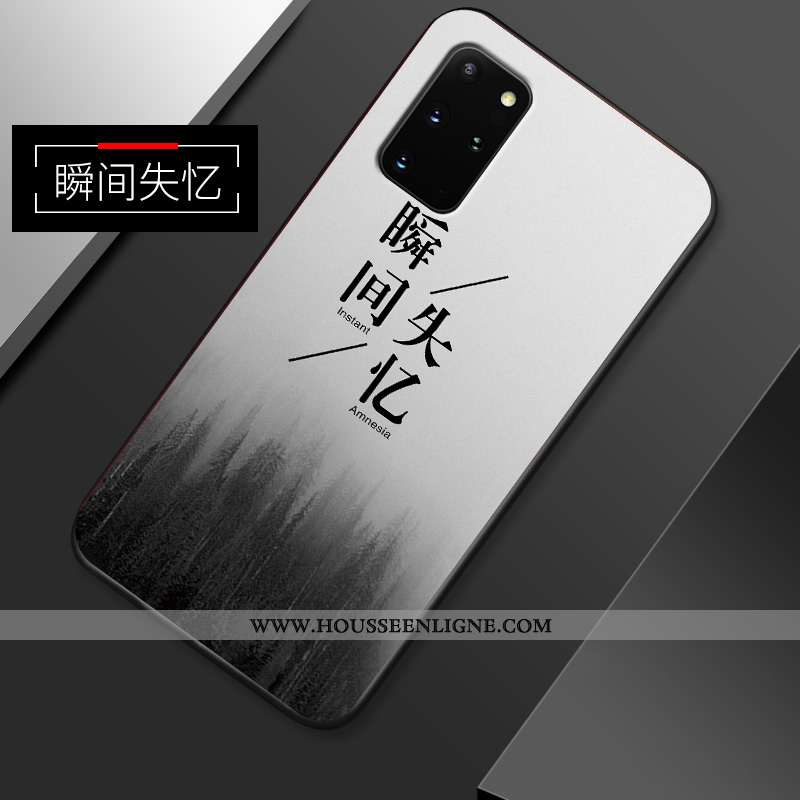 Étui Samsung Galaxy S20+ Silicone Protection Délavé En Daim Tout Compris Fluide Doux Incassable Étoi