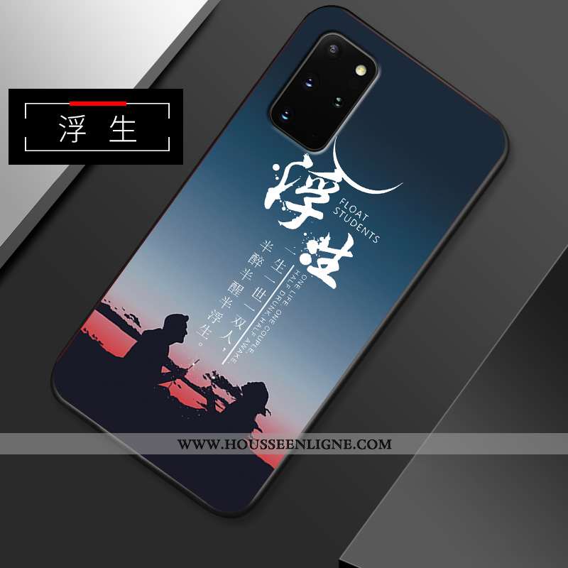Étui Samsung Galaxy S20+ Silicone Protection Délavé En Daim Tout Compris Fluide Doux Incassable Étoi