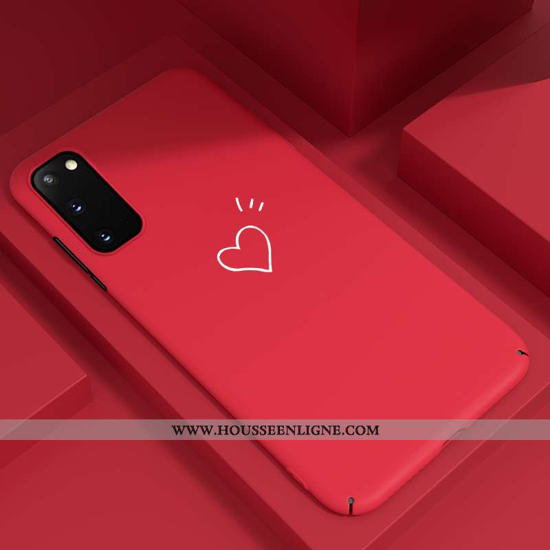 Étui Samsung Galaxy S20 Tendance Légère Incassable Étoile Ultra Simple Violet