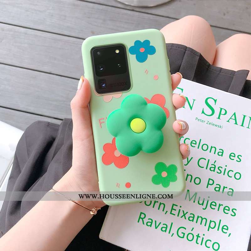 Étui Samsung Galaxy S20 Ultra Dessin Animé Charmant Tendance Protection Petit Téléphone Portable Ver