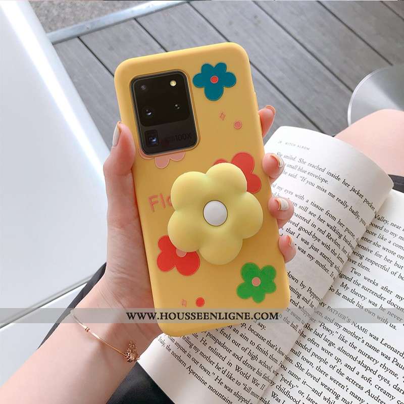 Étui Samsung Galaxy S20 Ultra Dessin Animé Charmant Tendance Protection Petit Téléphone Portable Ver