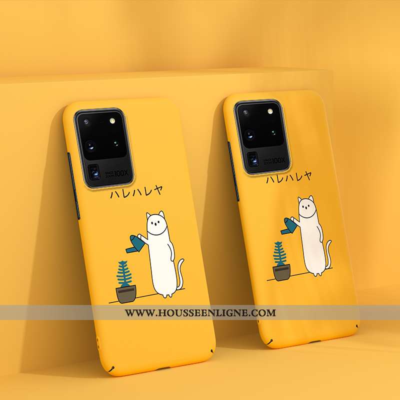 Étui Samsung Galaxy S20 Ultra Dessin Animé Ultra Tendance Nouveau Luxe Incassable Légère Verte