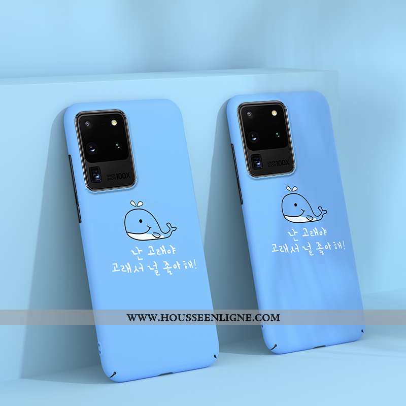 Étui Samsung Galaxy S20 Ultra Dessin Animé Ultra Tendance Nouveau Luxe Incassable Légère Verte