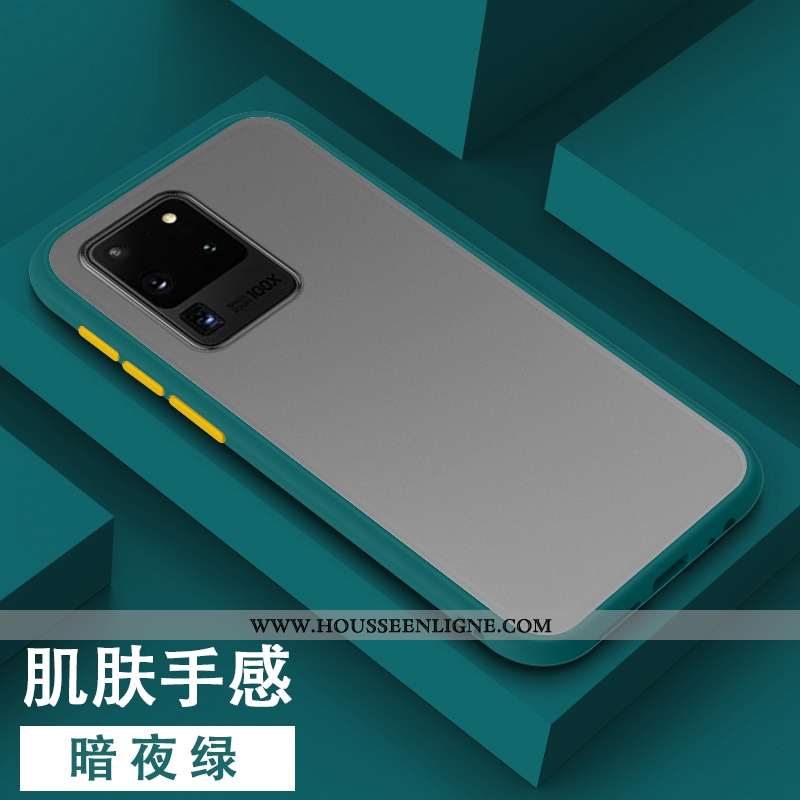 Étui Samsung Galaxy S20 Ultra Délavé En Daim Personnalité Incassable Téléphone Portable Coque Étoile