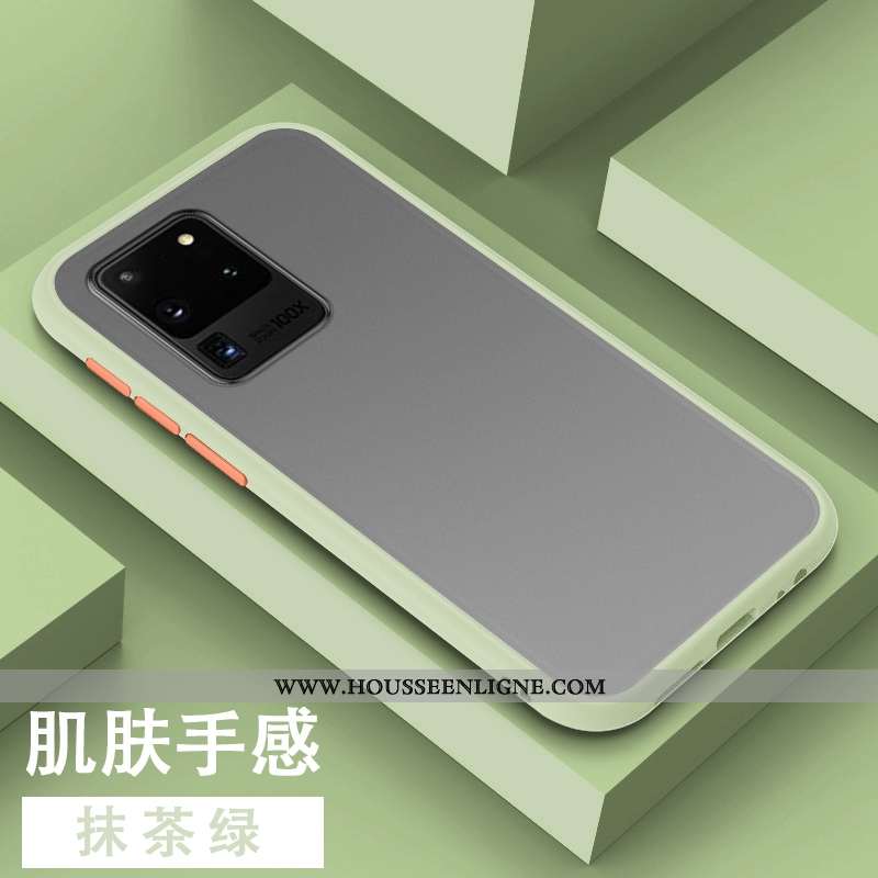 Étui Samsung Galaxy S20 Ultra Délavé En Daim Personnalité Incassable Téléphone Portable Coque Étoile