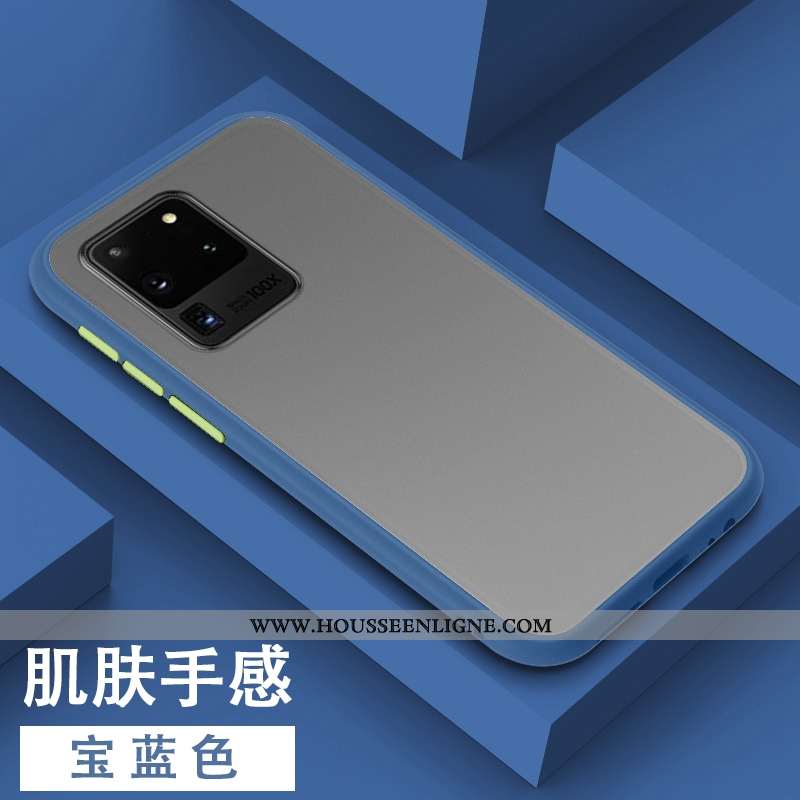 Étui Samsung Galaxy S20 Ultra Délavé En Daim Personnalité Incassable Téléphone Portable Coque Étoile