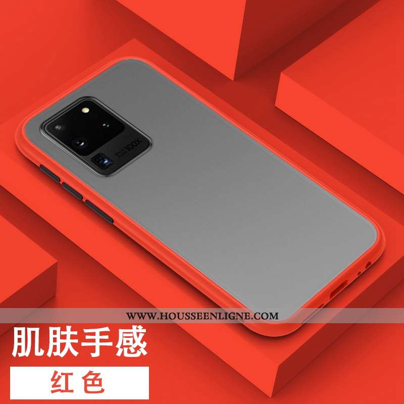 Étui Samsung Galaxy S20 Ultra Délavé En Daim Personnalité Incassable Téléphone Portable Coque Étoile