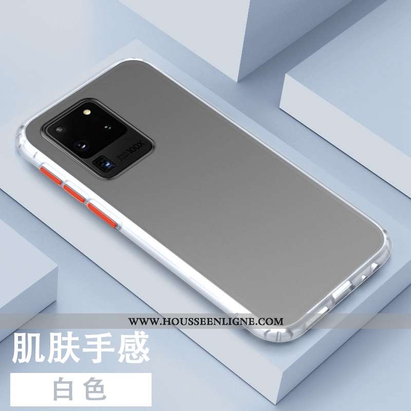 Étui Samsung Galaxy S20 Ultra Délavé En Daim Personnalité Incassable Téléphone Portable Coque Étoile