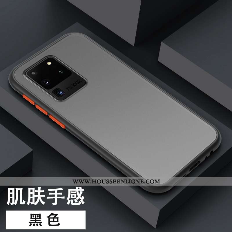 Étui Samsung Galaxy S20 Ultra Délavé En Daim Personnalité Incassable Téléphone Portable Coque Étoile