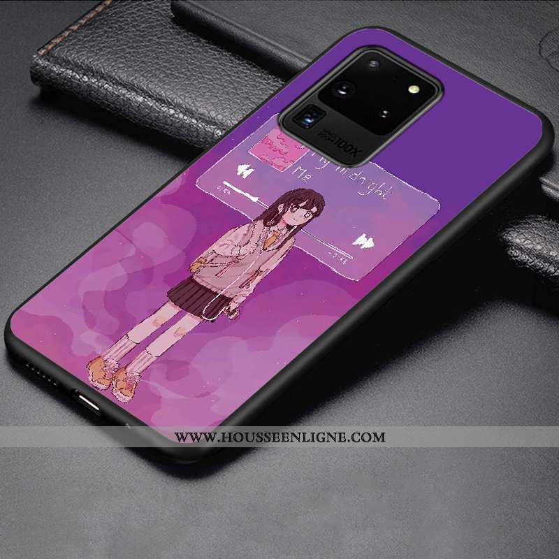 Étui Samsung Galaxy S20 Ultra Fluide Doux Silicone Téléphone Portable Charmant Protection Incassable