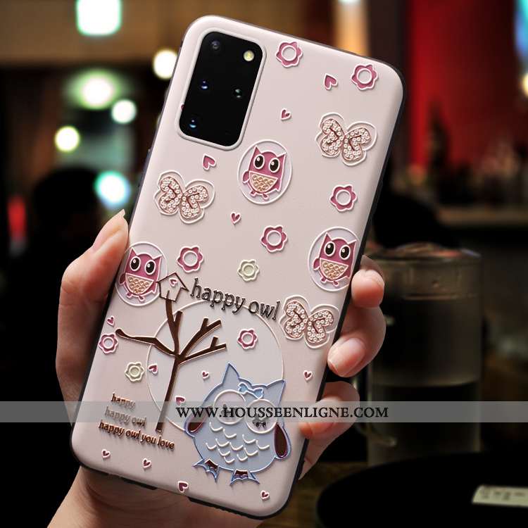 Étui Samsung Galaxy S20+ Ultra Tendance Étoile Fluide Doux Dessin Animé Net Rouge Silicone Bleu