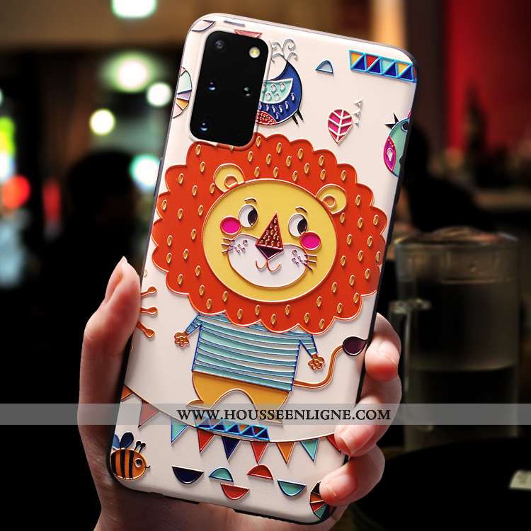 Étui Samsung Galaxy S20+ Ultra Tendance Étoile Fluide Doux Dessin Animé Net Rouge Silicone Bleu