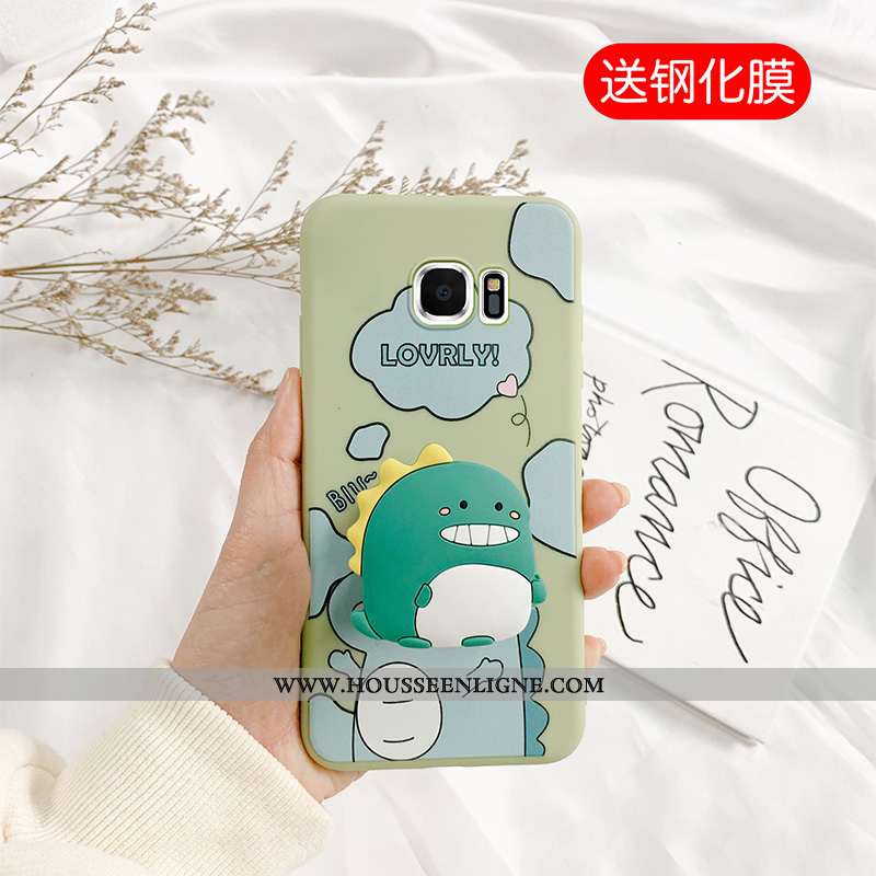 Étui Samsung Galaxy S6 Edge Créatif Dessin Animé Incassable Tendance Téléphone Portable Net Rouge Pr