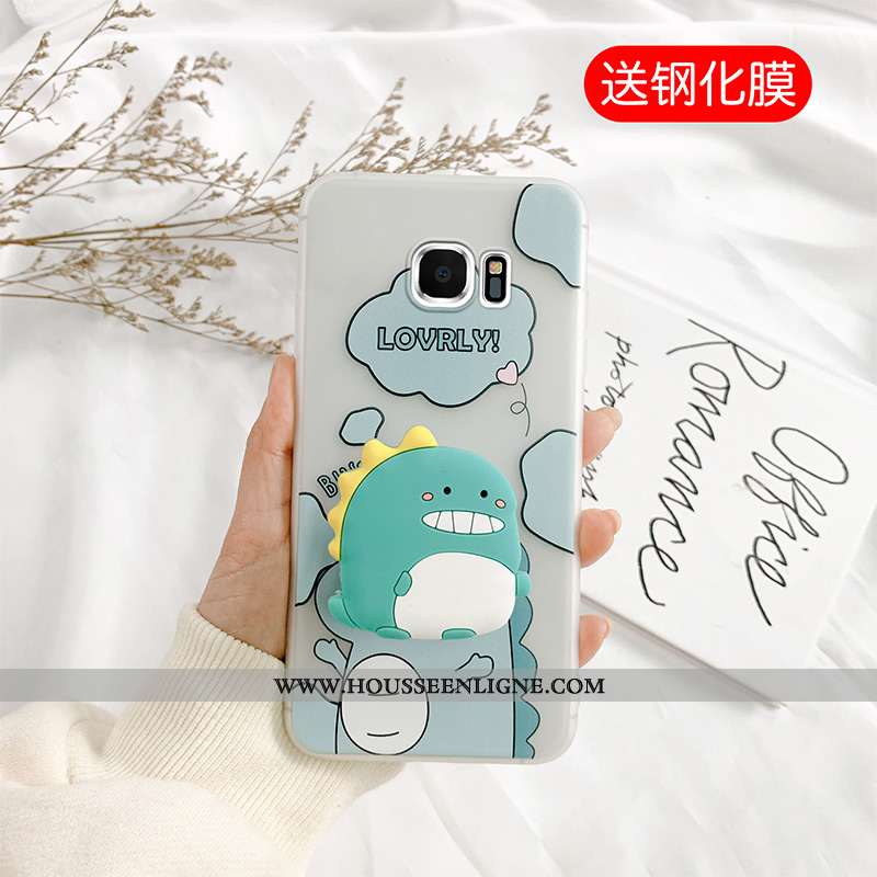Étui Samsung Galaxy S6 Edge Créatif Dessin Animé Incassable Tendance Téléphone Portable Net Rouge Pr