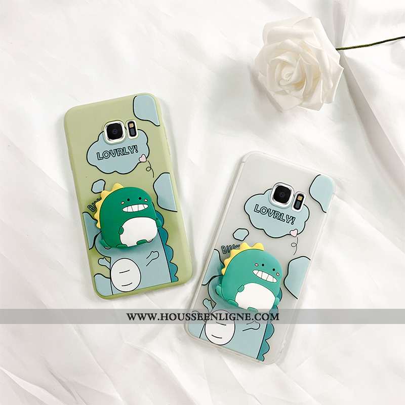 Étui Samsung Galaxy S6 Edge Créatif Dessin Animé Incassable Tendance Téléphone Portable Net Rouge Pr
