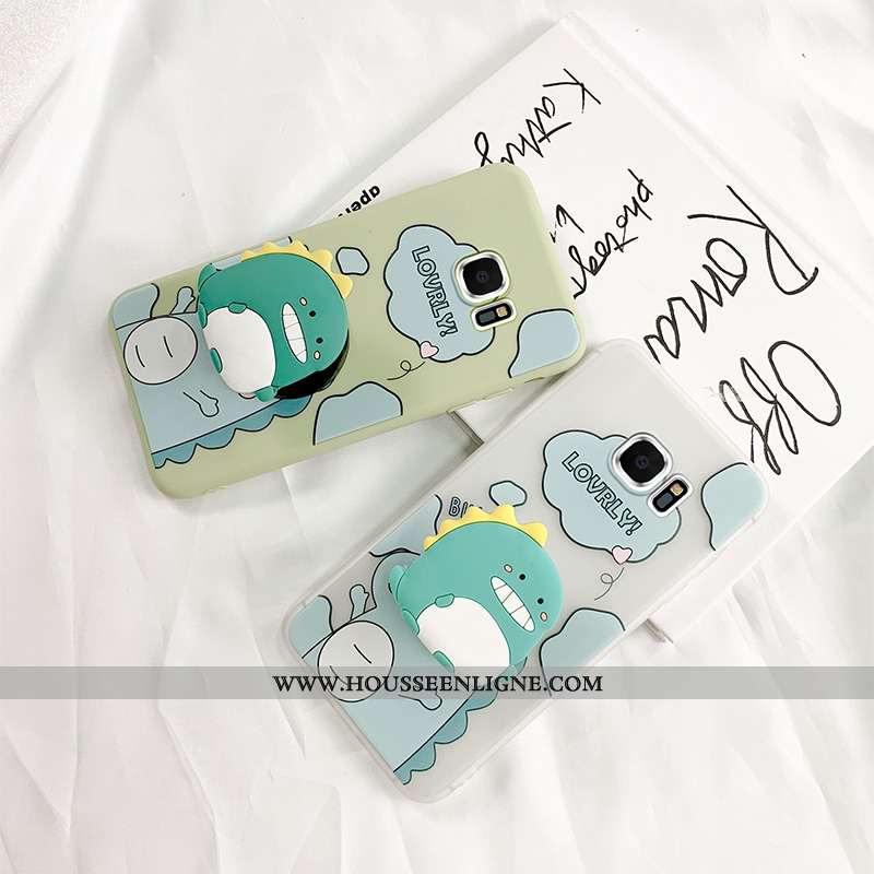 Étui Samsung Galaxy S6 Edge Créatif Dessin Animé Incassable Tendance Téléphone Portable Net Rouge Pr