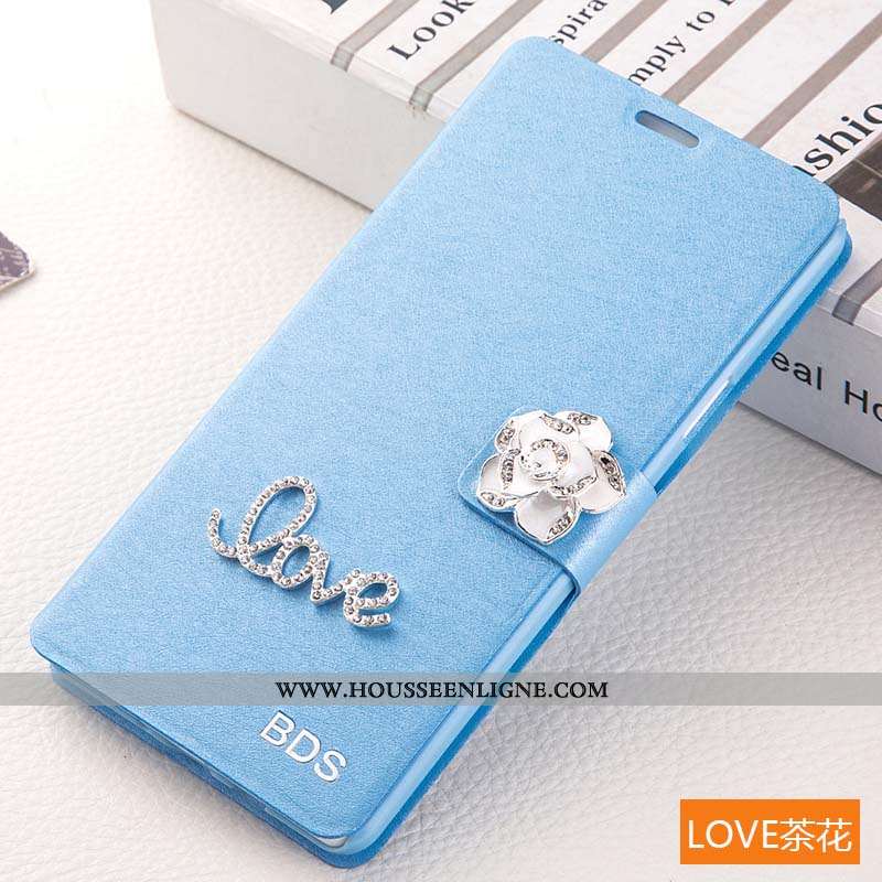 Étui Samsung Galaxy S6 Edge Protection Cuir Incassable Étoile Téléphone Portable Bleu