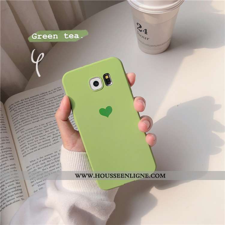 Étui Samsung Galaxy S6 Edge Protection Personnalité Coque Amour Charmant Tout Compris Téléphone Port
