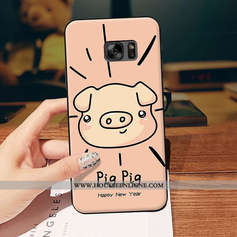 Étui Samsung Galaxy S6 Ornements Suspendus Charmant Coque Animal Silicone Étoile Protection Jaune
