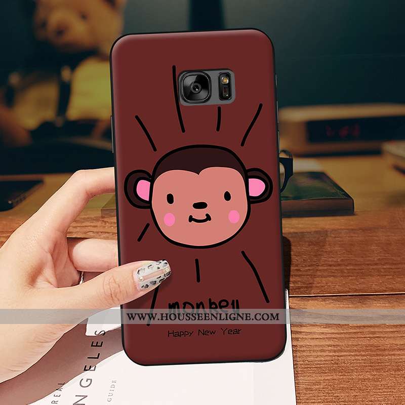 Étui Samsung Galaxy S6 Ornements Suspendus Charmant Coque Animal Silicone Étoile Protection Jaune