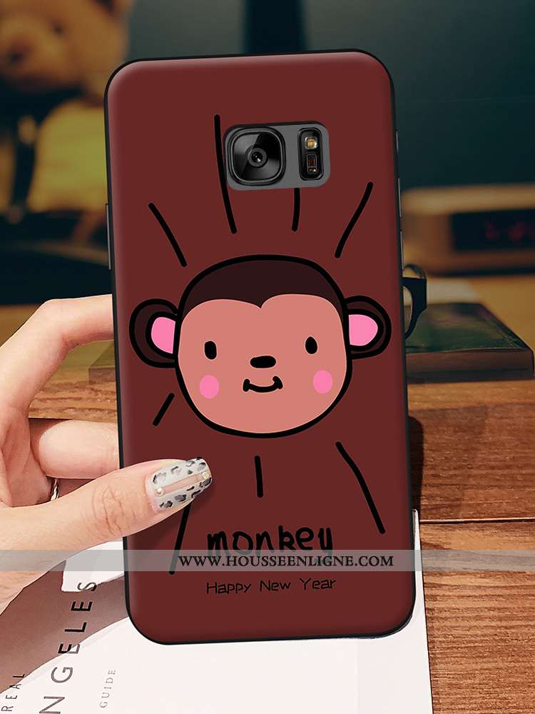 Étui Samsung Galaxy S6 Ornements Suspendus Charmant Coque Animal Silicone Étoile Protection Jaune