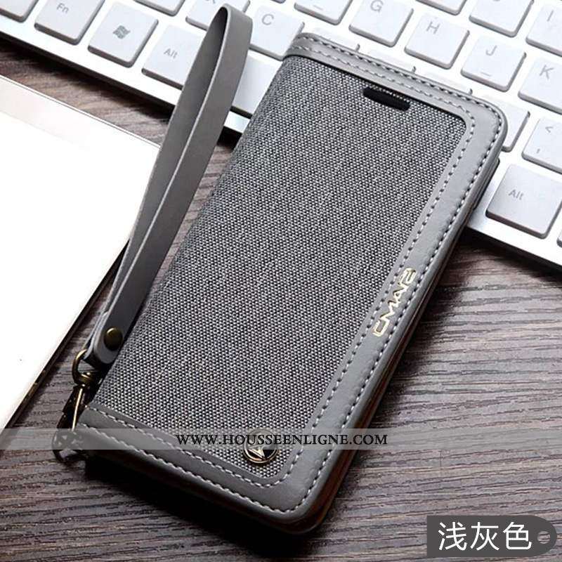 Étui Samsung Galaxy S7 Cuir Coque Gris Téléphone Portable Étoile Housse
