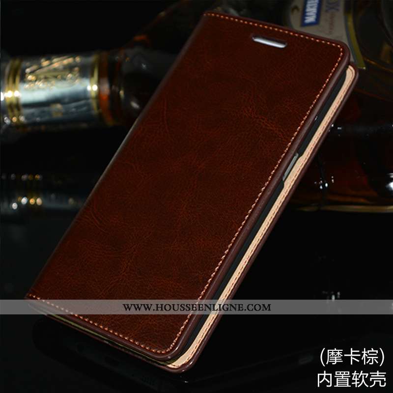 Étui Samsung Galaxy S7 Edge Cuir Protection Coque Or Clamshell Téléphone Portable Doré