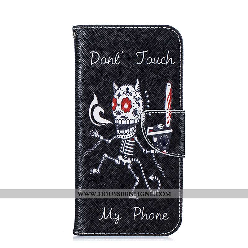 Étui Samsung Galaxy S7 Edge Dessin Animé Cuir Coque Blanc Téléphone Portable Housse Blanche