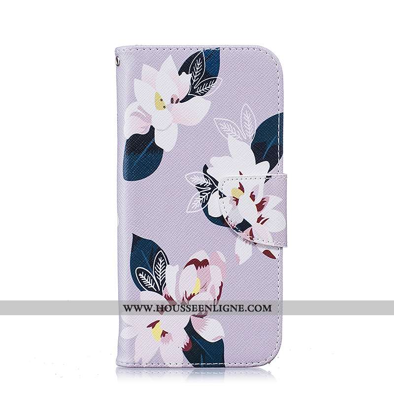 Étui Samsung Galaxy S7 Edge Dessin Animé Cuir Coque Blanc Téléphone Portable Housse Blanche