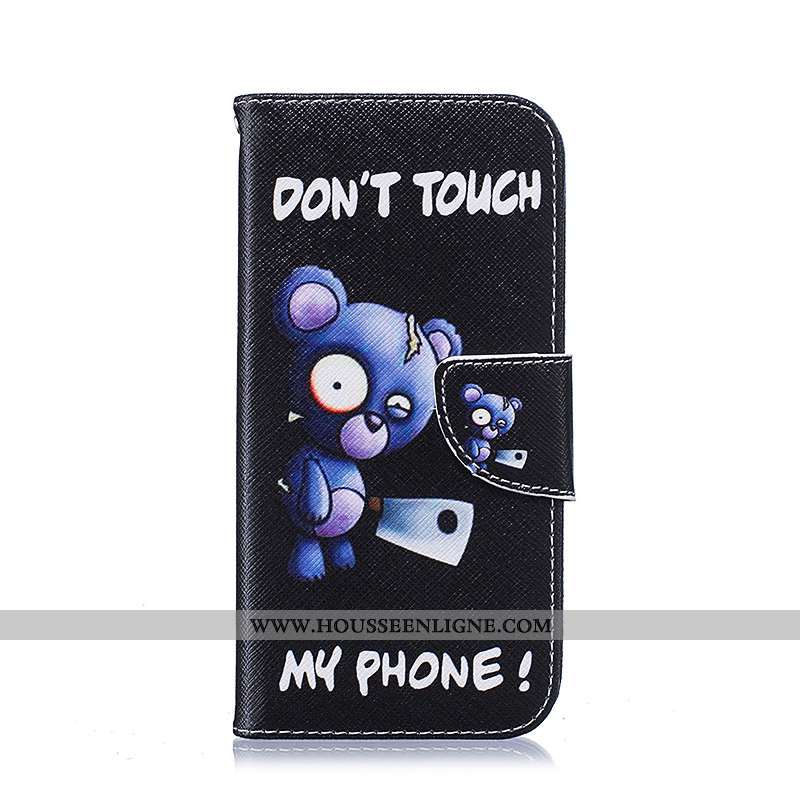 Étui Samsung Galaxy S7 Edge Dessin Animé Cuir Coque Blanc Téléphone Portable Housse Blanche