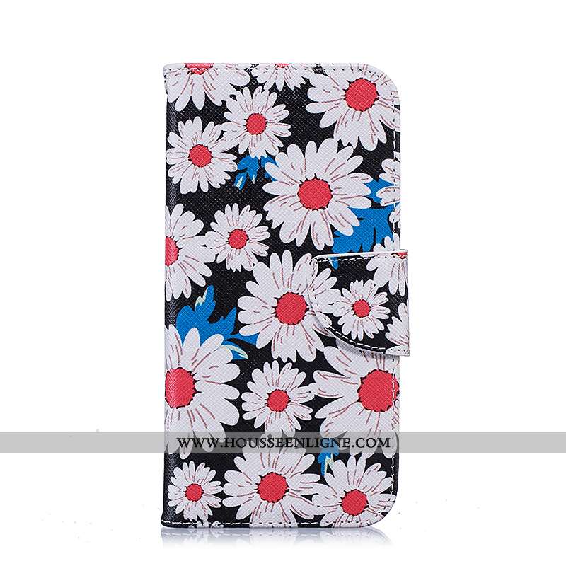 Étui Samsung Galaxy S7 Edge Dessin Animé Cuir Coque Blanc Téléphone Portable Housse Blanche