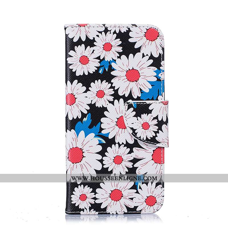 Étui Samsung Galaxy S7 Edge Dessin Animé Cuir Coque Blanc Téléphone Portable Housse Blanche