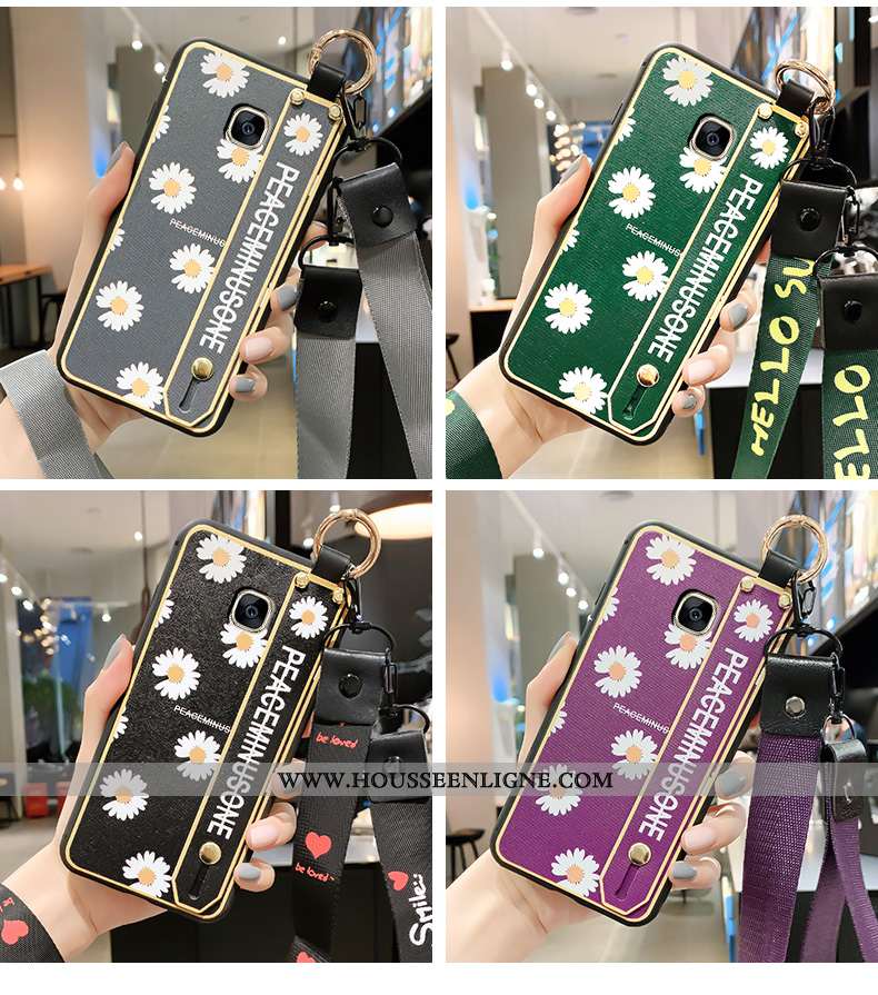 Étui Samsung Galaxy S7 Edge Fluide Doux Silicone Ornements Suspendus Créatif Tendance Étoile Mode Ve