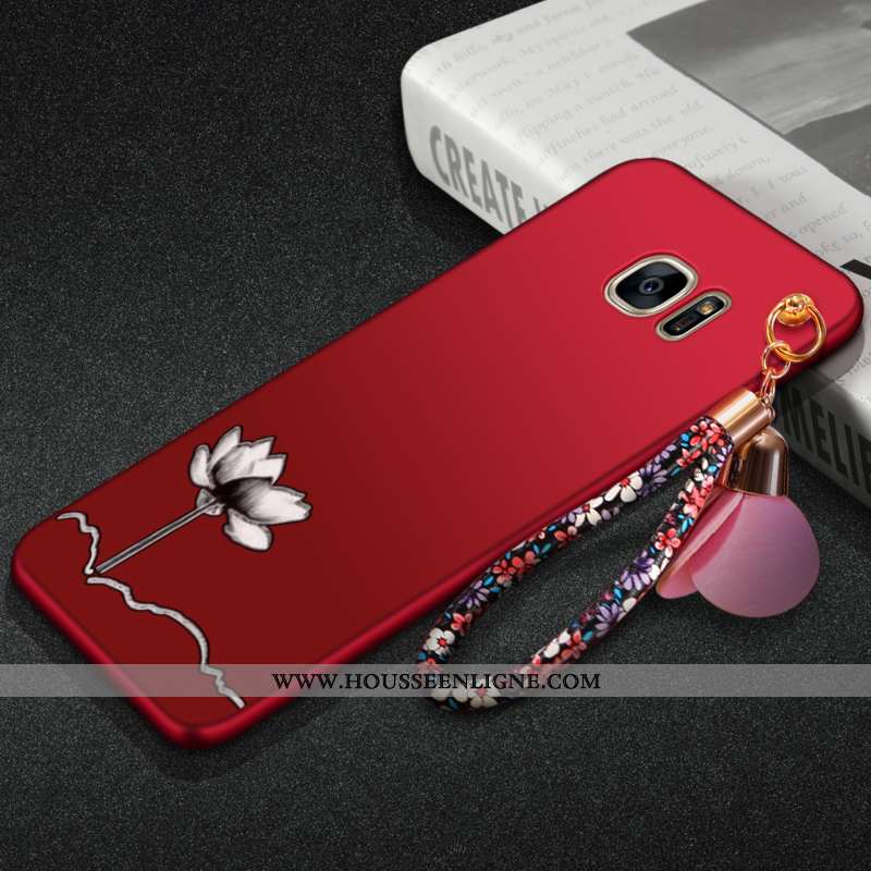 Étui Samsung Galaxy S7 Edge Protection Personnalité Rouge Téléphone Portable Tout Compris Coque