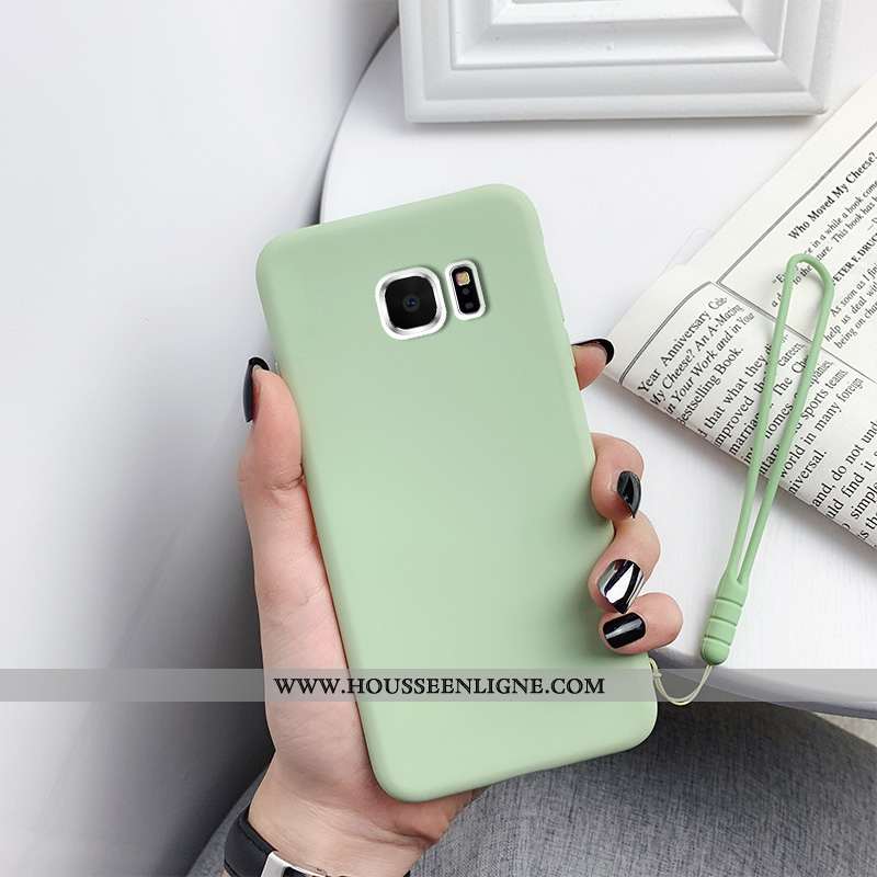 Étui Samsung Galaxy S7 Légère Fluide Doux Bleu Tout Compris Ultra Incassable