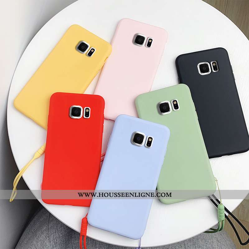 Étui Samsung Galaxy S7 Légère Fluide Doux Bleu Tout Compris Ultra Incassable