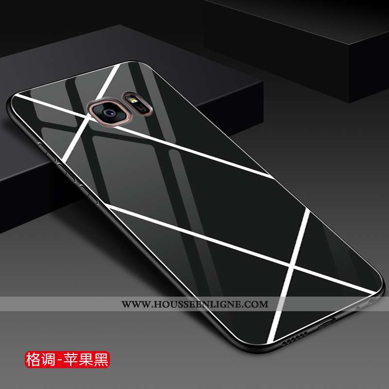 Étui Samsung Galaxy S7 Mode Protection Simple Tendance Étoile Personnalité Blanche