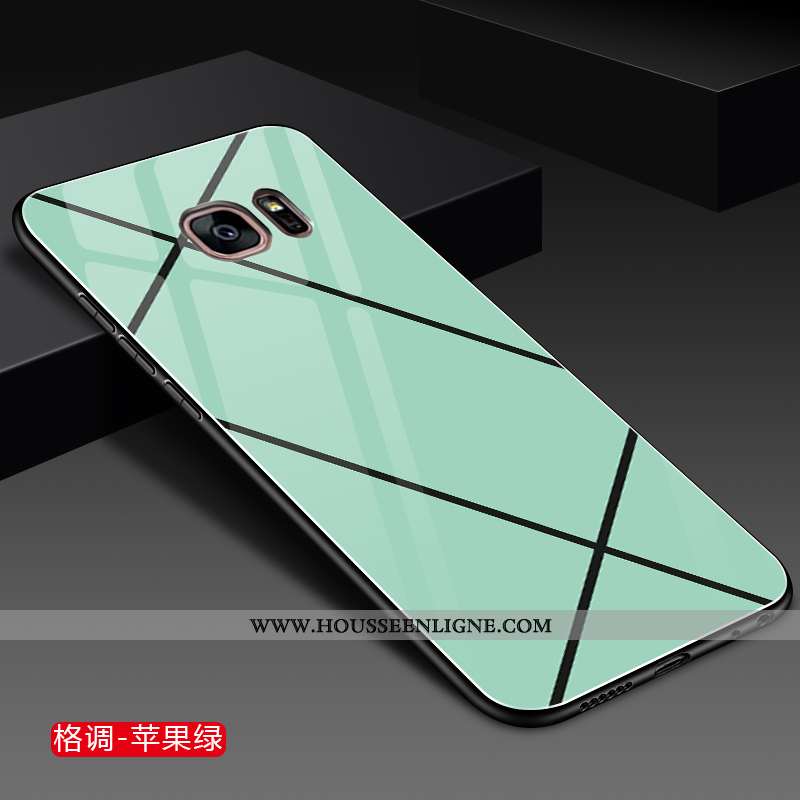 Étui Samsung Galaxy S7 Mode Protection Simple Tendance Étoile Personnalité Blanche