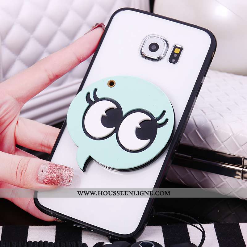 Étui Samsung Galaxy S7 Protection Fluide Doux Rose Coque Étoile Silicone
