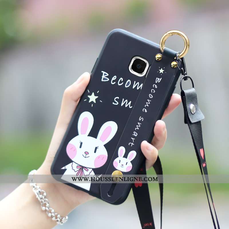 Étui Samsung Galaxy S7 Tendance Légère Ornements Suspendus Coque Nouveau Téléphone Portable Noir