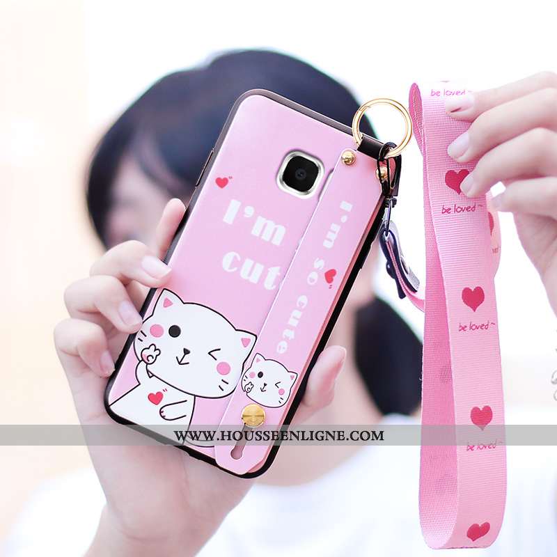 Étui Samsung Galaxy S7 Tendance Légère Ornements Suspendus Coque Nouveau Téléphone Portable Noir